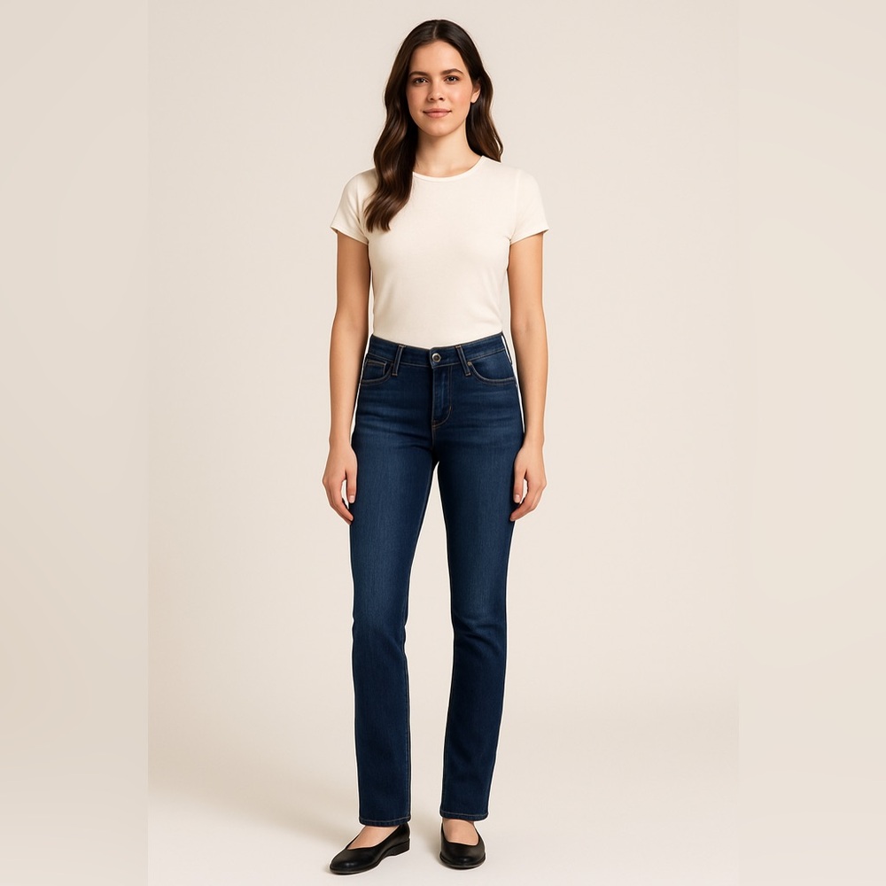 🌟 Abercrombie &‎ Fitch Women’s Jeans | Size 2L | Dark Wash Stretch Denim